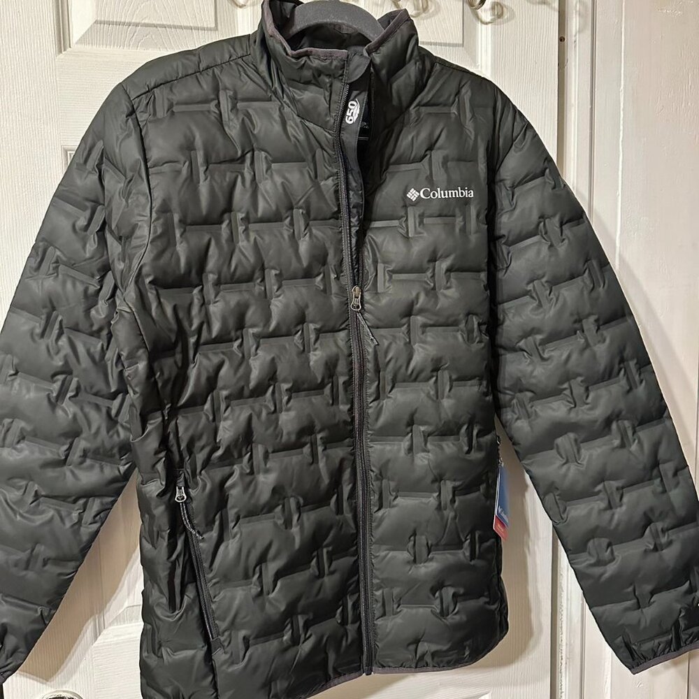Brand New Columbia Men's Delta Ridge Down Jacket - Smoke Grey Size  L